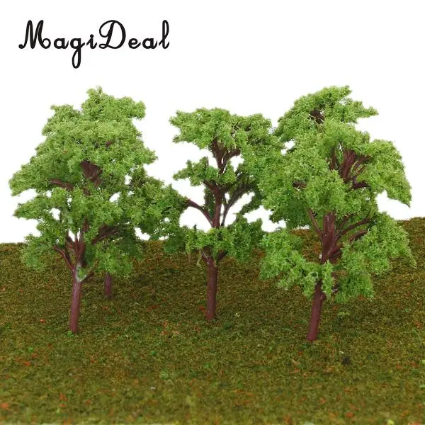 10 шт. модель поезда Banyan Tree Railway Street Garden Building расположение пейзажей HO Scale 1/75-1/100 |