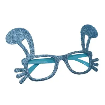 

1PC Lovely Poratble Nontoxic Decorative Funny Plastic Glasses Easter Decorations for Party Supplies Easter Gifts Women
