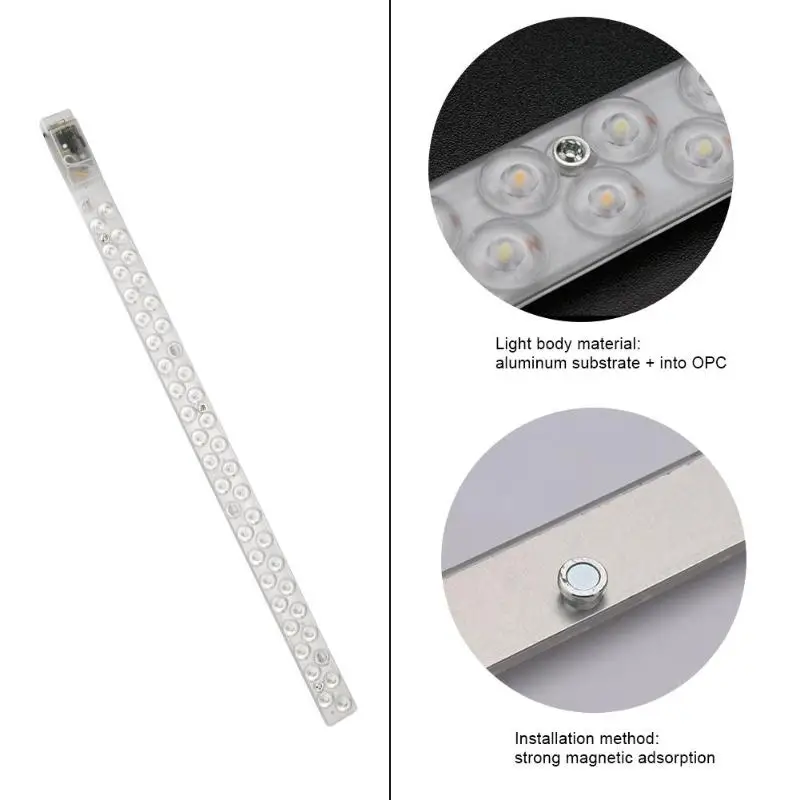 

Replacement 40LED Light Source Hard Strip Bar Module for Downlight Wall Ceiling Lamp white light - warm light - warm white light