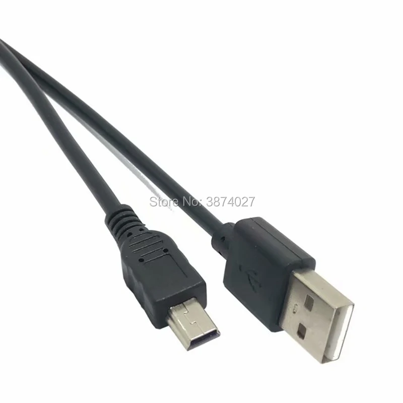 0,3 M-5 M USB кабель 2,0 A штекер для Mini B 5 Pin 5 P T порт MiniUSB для устройств MP3 MP4 камера мобильный телефон жесткий диск компьютер