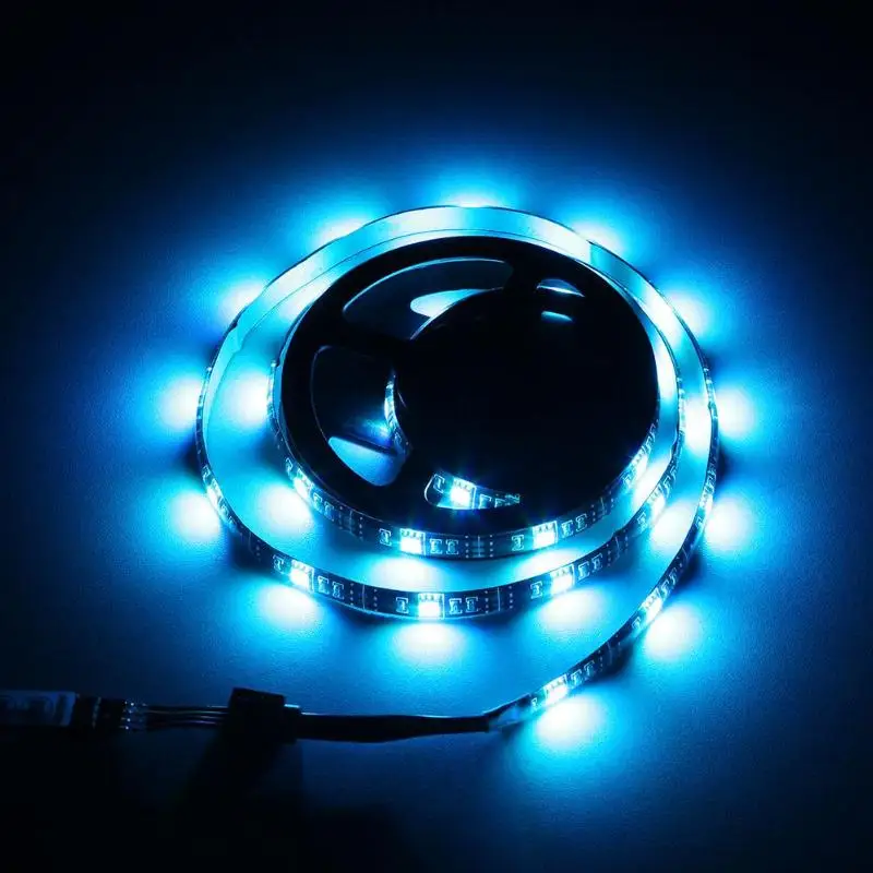 

USB 5050 LED Strip RGB Light TV Backlight Lamp+3 Keys Mini RGB Controller USB Cable Power LED Strip Light Christmas Desk Decor
