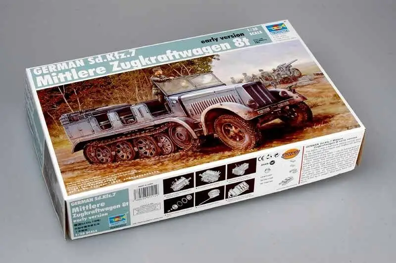 Trumpeter 1/35 01514 немецкая Sd карта Kfz.7 8t ранняя версия|Наборы для сборки моделей| |