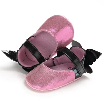 

Newborn Kid Baby Girl Cute Princess Shoes With Wings Fashion Crib Shoes Baby Girls 0-18M