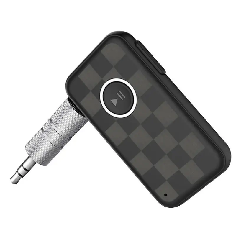 ALLOYSEED Mini Bluetooth Receiver 3 5mm AUX Music Audio Receiver Handsfree Call Adapter With Audio Cable For Car Headphone TV PC