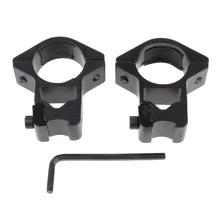 Высокий профиль 1-дюймовый 25,4 мм кольцо-Крепление прицела 11 мм с креплением для Вивер крепление направляющей «Ласточкин хвост» адаптер Черный Принадлежности для охоты