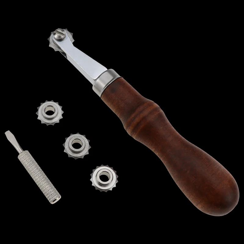 

2018 New 1 SET Leathercraft Leather Craftool Spacer Set DIY Handmade Leather Art Tools American Spacing Wheel