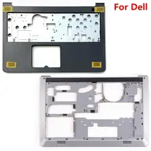 2pcs Upper Palmrest Case Bottom Base US font b Laptop b font For DELL for INSPIRON