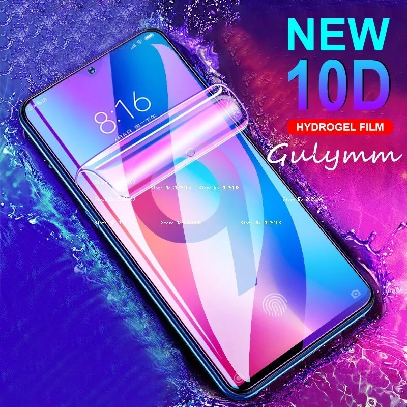 

10D Full Protective Screen Hydrogel Film On The For Xiaomi MI 9 9 SE Protector Film For Xiaomi Redmi 7 6 Note 5A 5 6 7 Pro Film