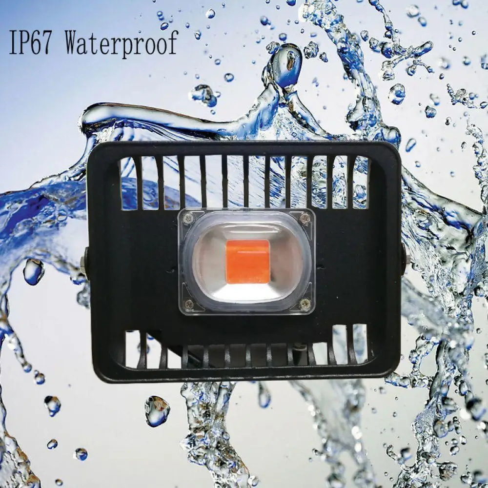 

Yabstrip Led Grow Light Full Spectrum 30W 50W 100W IP67 waterproof COB Grow LED Flood light for Plant Indoor Outdoor Hydroponic