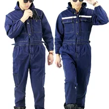 Большие размеры для 6XL, зимние мужские джинсовые Рабочие комбинезоны, Мужская рабочая одежда, Униформа, одежда с капюшоном, Комбинезоны для работника, Ремонтника 101303