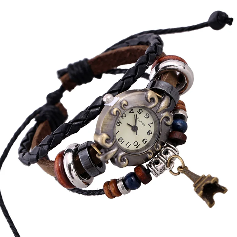 Кожа талисманы браслет homme Строка Бусины коровьей для мужчин jewelry Браслеты женщин