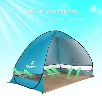 

200*120*130cm Instant Pop up Tent Automatic Beach Tent Portable Outdoor Camping Tent Fishing Hiking Picnic Sunshade Shelter