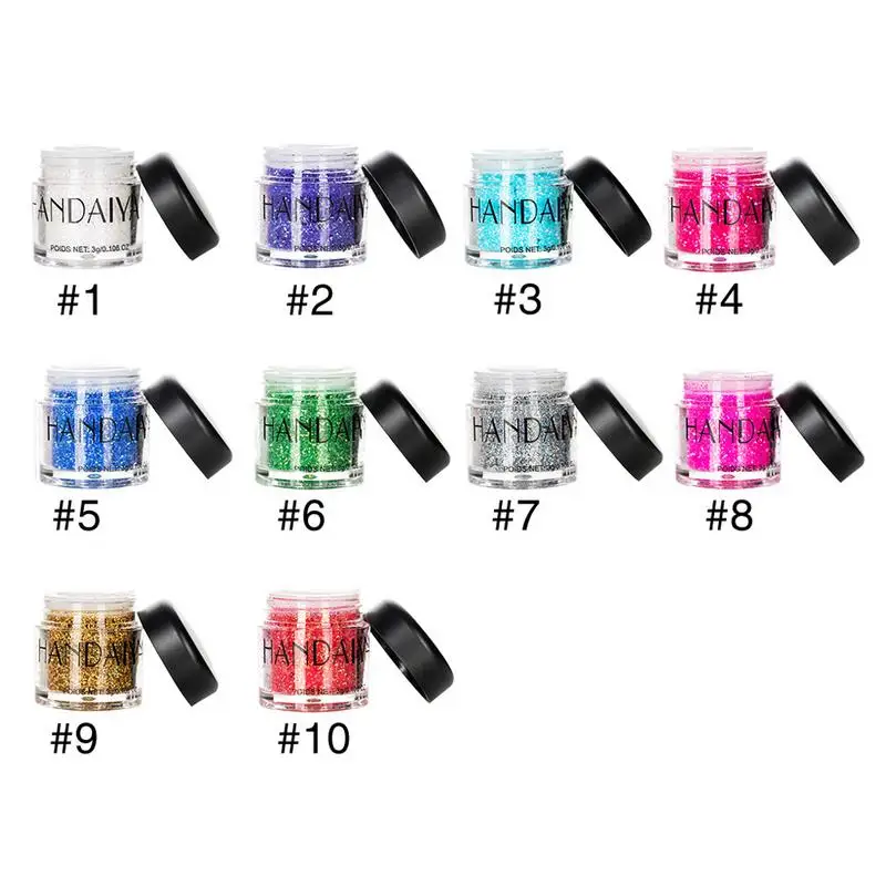 

Cosmetics Extra Fine Glitter Shimmer Eyeshadow Glitter Powder-Make Up Body Face Hair Lips & Nails