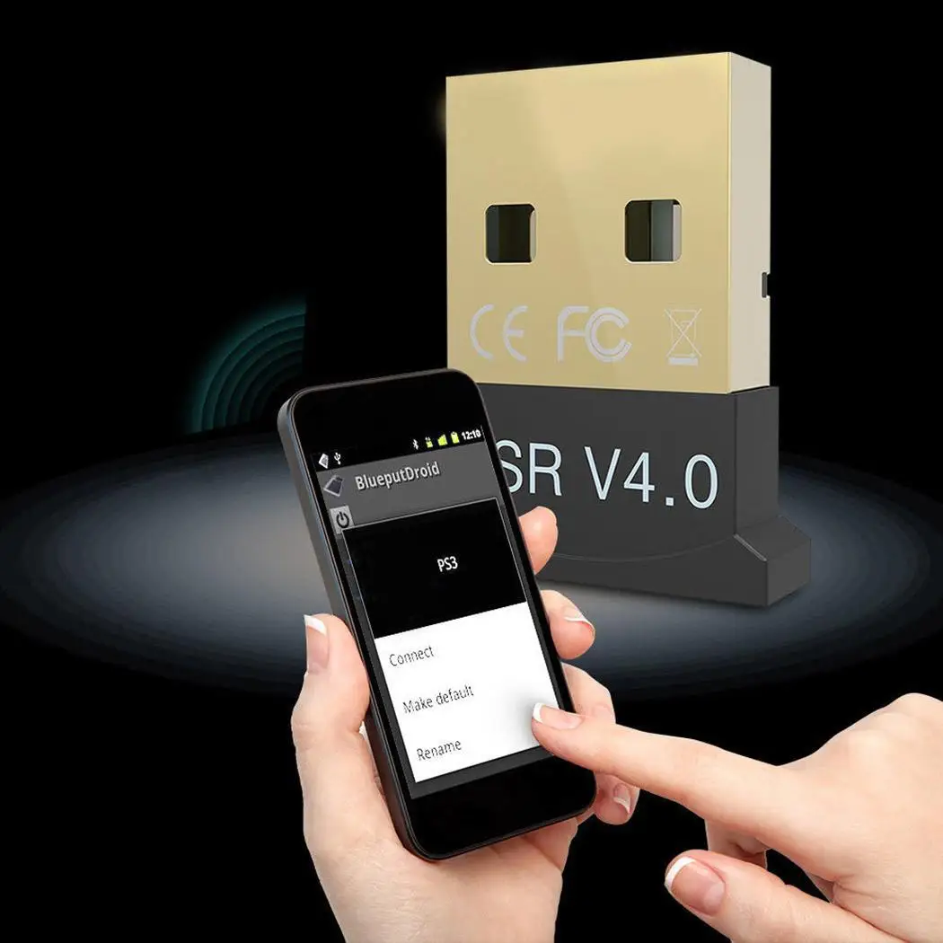 Беспроводной USB V4.0 Bluetooth Dongle Музыка Звуковой приемник адаптер для ноутбука/PC 3