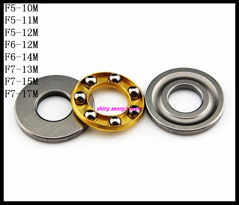 5-10pcs/Lot F5-10M , F5-11M , F5-12M F6-12M F6-14M F7-13M F7-15M F7-17M Axial Ball Thrust Bearing