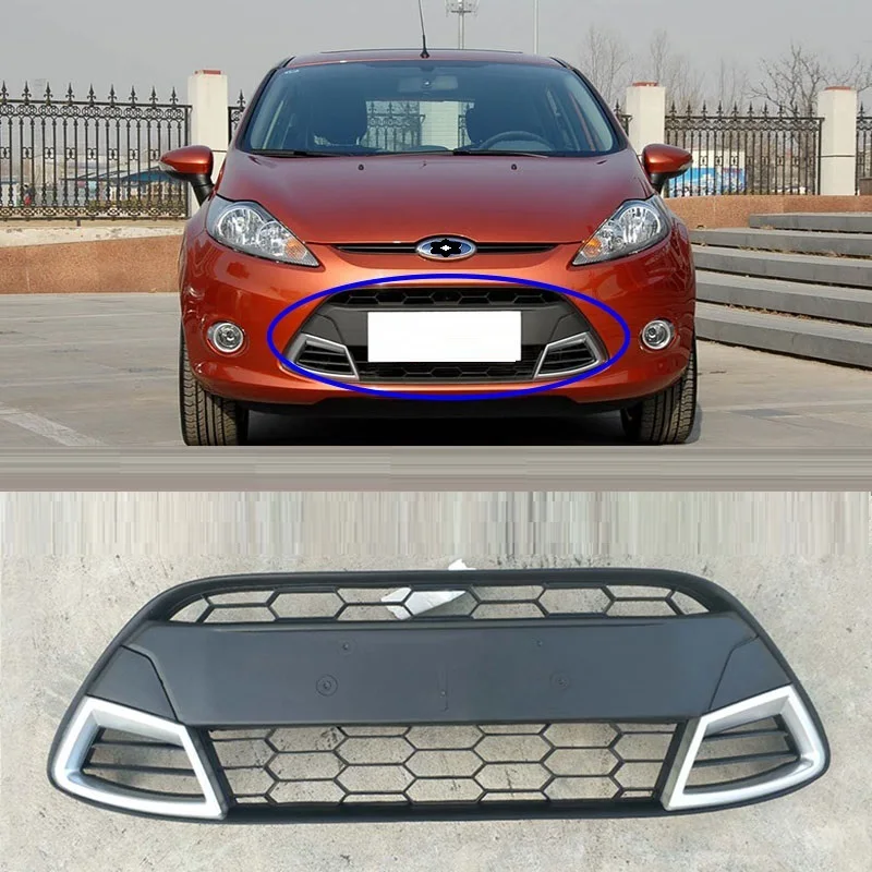 

Decoration Upgraded Accessory Car Accessories Racing Grills 03 04 05 06 09 10 11 12 13 14 FOR Ford Fiesta