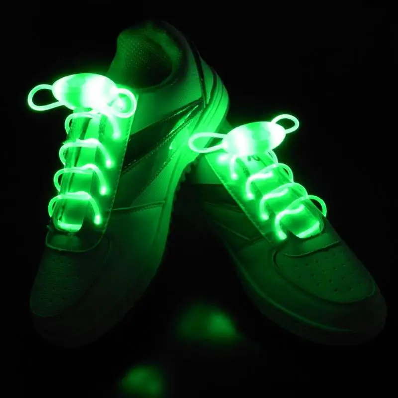 1 пара обувь световые гирлянды 80 см открытый светодиодный светящиеся шнурки нейлон кемпинг Пеший Туризм Бег спортивный безопасности