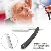 Новые профессиональные складные парикмахерские для бороды, из нержавеющей стали бритвы для удаления волос прямые безопасные инструменты для бритья