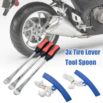 

5Pcs Motorcycle Spoon Tire Iron Kit Tire Change Lever Tool Rim Protectors