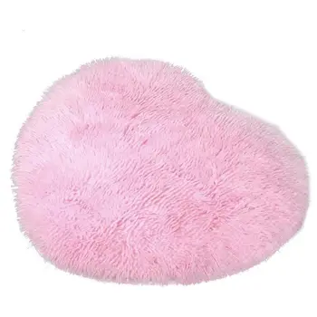 

30X40cm Anti-Skid Fluffy Shaggy Area Rug Home Bedroom Bathroom Floor Door Mat