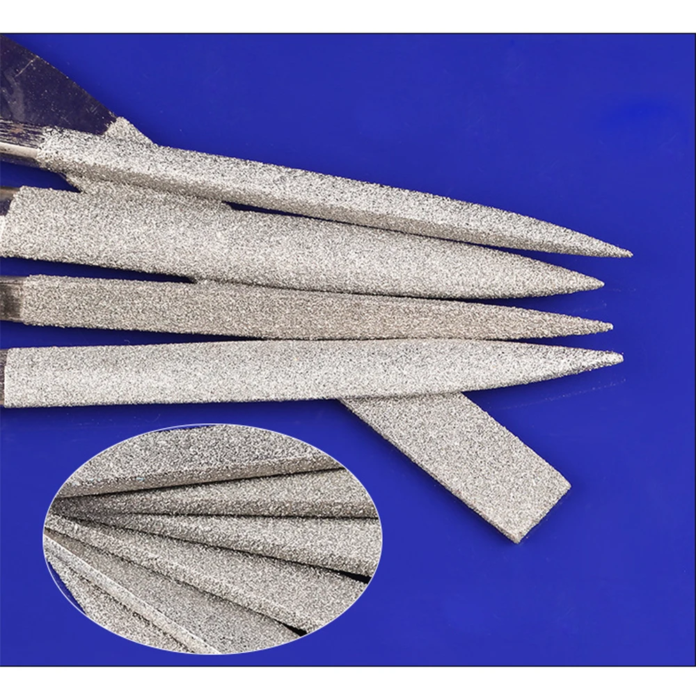 Shina 10pcs 3x140mm Round Diamond Grit File Set Sharpening For Wood Metal Plastic Shina 10pcs 3x140mm Round Diamond Grit File Set Sharpening For Wood Metal Plastic