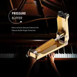 Фортепиано крышка медленного спуска внешний тонкий Гидравлический Буфер давления фортепиано Крышка рельеф для падения фортепиано