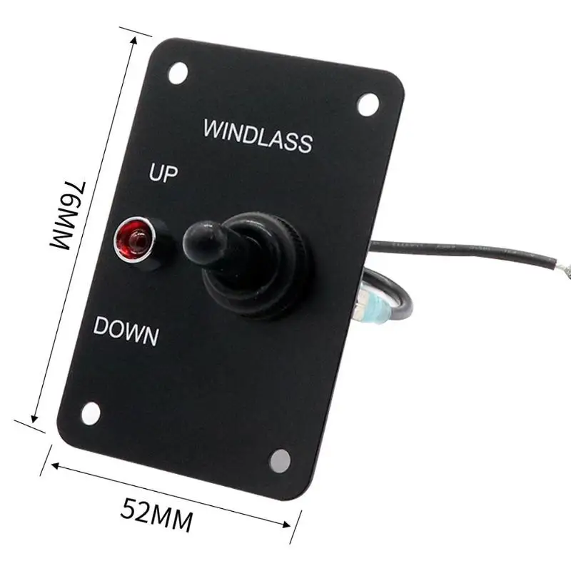 VODOOL 12V 15A якорная лебедка Лебедка вверх/вниз тумблер Управление Панель с