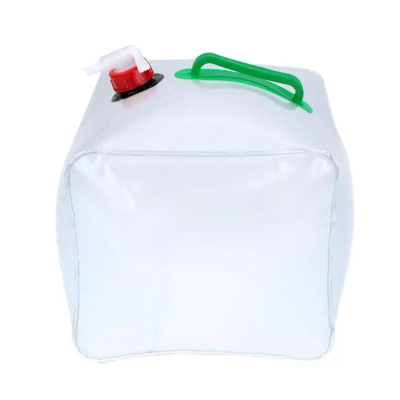 

20L Durable PVC Large Collapsible Drinking Water Bag Foldable Water Carrier Container Bottle For Outdoor Camp Picnic