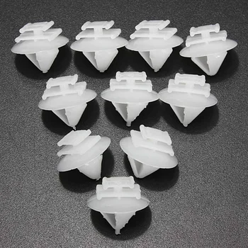 

10pcs External Door Trim Bump Strip Rub Strip Moulding Clips for Citroen for Peugeot