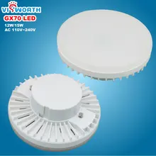 

[VisWorth]GX70 Led Lamp 12W 15W Smd2835 45Pcs Leds Light AC 110V 220V 240V Spotlight Warm Cold White Led Bulbs For Living Room