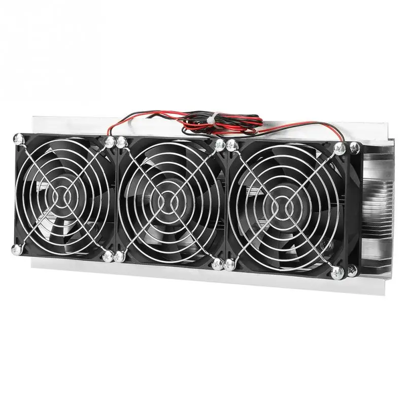 

126W Peltier Air Conditioner Trinuclear Semiconductor Thermoelectric Cooler Peltier Refrigeration DIY Air Cooling Device hot