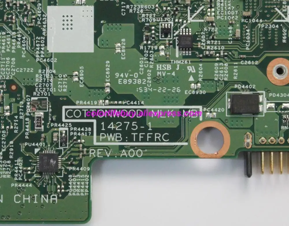 Genuino H8C9M 0H8C9M CN-0H8C9M 14275-1 PWB: TFFRC REV: a00 w i7-6500U CPU ordenador portátil placa madre para Dell Inspiron 13 7359 Notebook PC Genuino H8C9M 0H8C9M CN-0H8C9M 14275-1 PWB: TFFRC REV: a00 w i7-6500U CPU ordenador portátil placa madre para Dell Inspiron 13 7359 Notebook PC