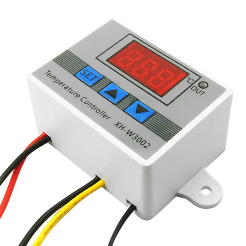 DC 12V 24V 220V 10A цифровой светодиодный регулятор температуры W3002 переключатель