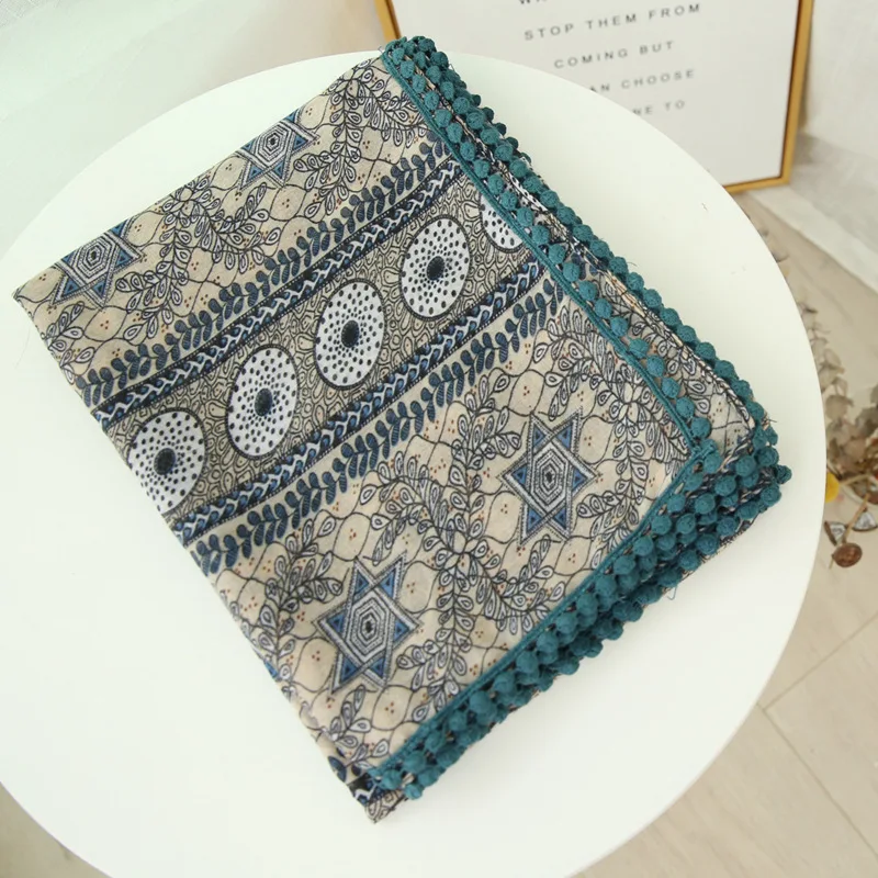 

Bohemian Spring autumn Cotton Scarves Shawls And Wraps Hot 2018 Women Scarf Lady Boho Beach Stoles Wholesale