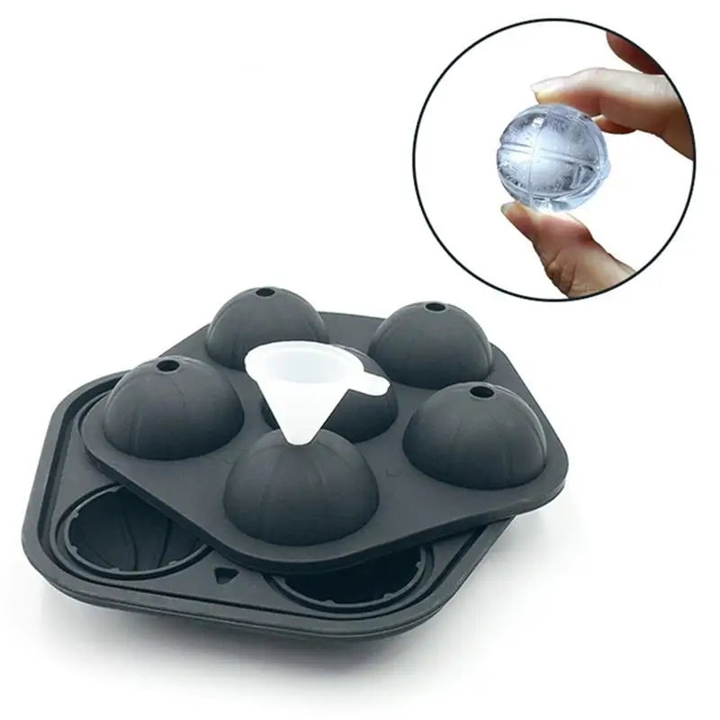 

Food Grade Silicone Ice Mold 6 Lattice Basketball Ice Mold With Lid Ice Box Basketball Shape Ice Baking Mold Kitchen DIY Tools