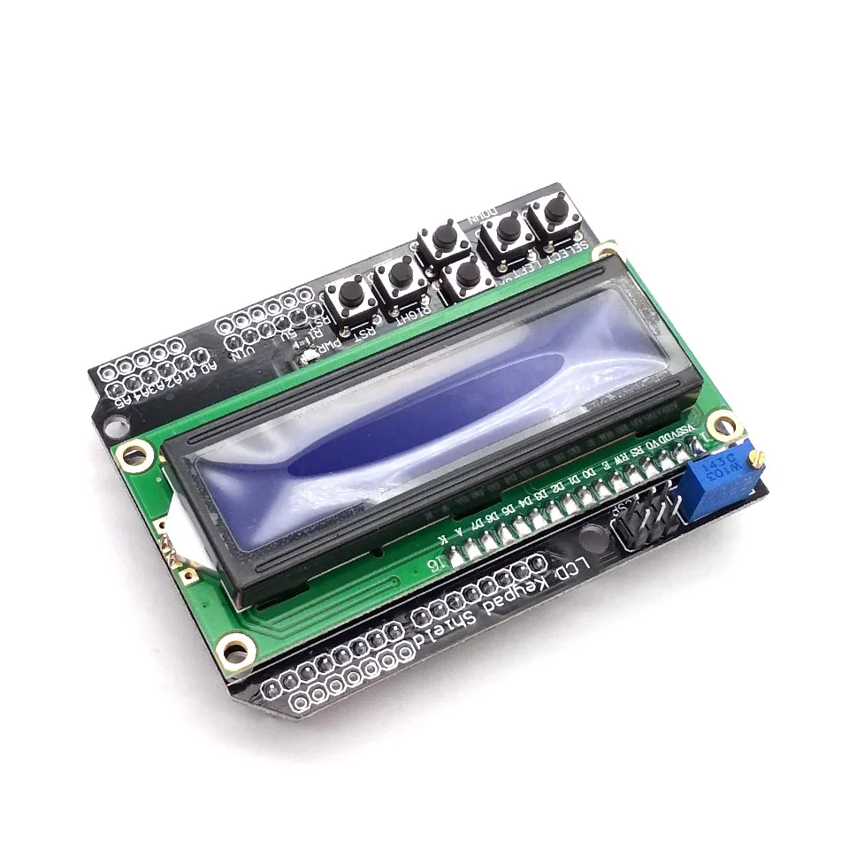 

LCD Keypad Shield LCD1602 LCD 1602 Module Display For Arduino ATMEGA328 ATMEGA2560 raspberry pi UNO blue screen