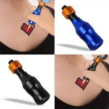 1 шт. насадки для тату Профессиональный алюминиевый сплав захват машины татуировки иглы из нержавеющей стали с трубчатым стержнем аксессуары для тату