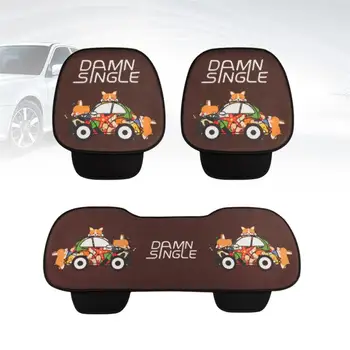 

1Pc Car Seat Cushion Pad Cute Cartoon Portative Coffee Soft Seat Cover Car Interior for Decoration Car Seat Auto Accessories