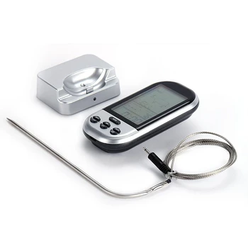 

New Wireless Barbecue Thermometer Double Probe Electronic Waterproof Home Kitchen Food Thermometer CF