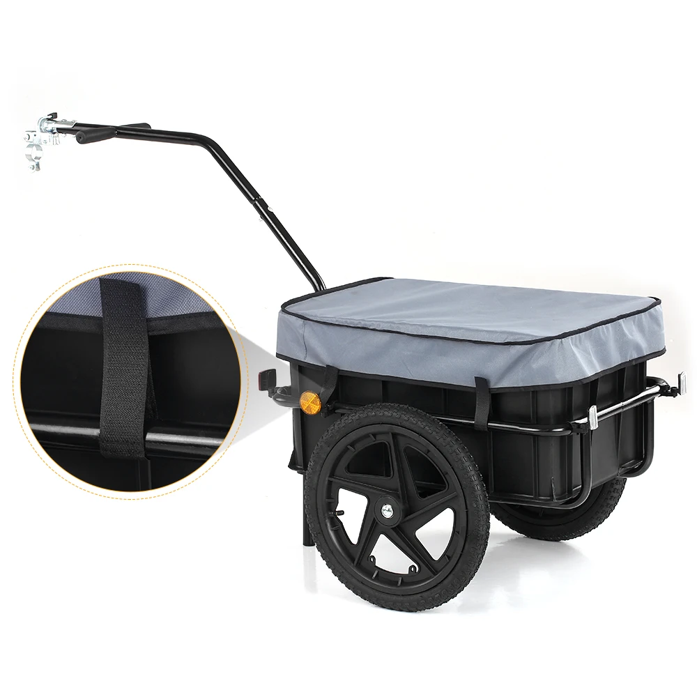 Bike Cargo Trailer Hand Wagon Bicycle Cargo Trailer Storage Luggage