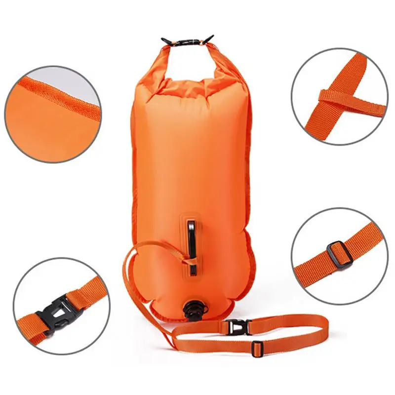 Открытый плавучий буй многофункциональный спасательный жилет сумка плавание на открытой воде Training буй