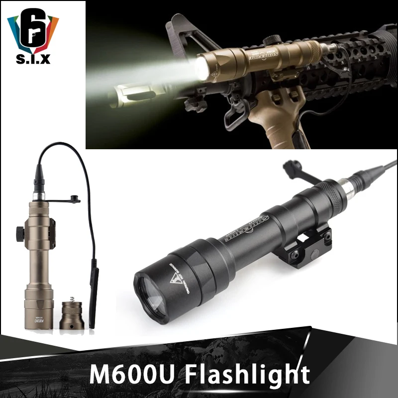 

Element Surefir M600U Airsof Flashlight LED 500lumens Tactical Weapon M600 Light Hunting Scout Light