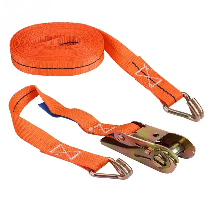 

5m/16ft Tie Down Lashing Strap Heavy Duty 1 Ton for Cargo Van Trailer Emergency Tensioning Belts car accessories car tools