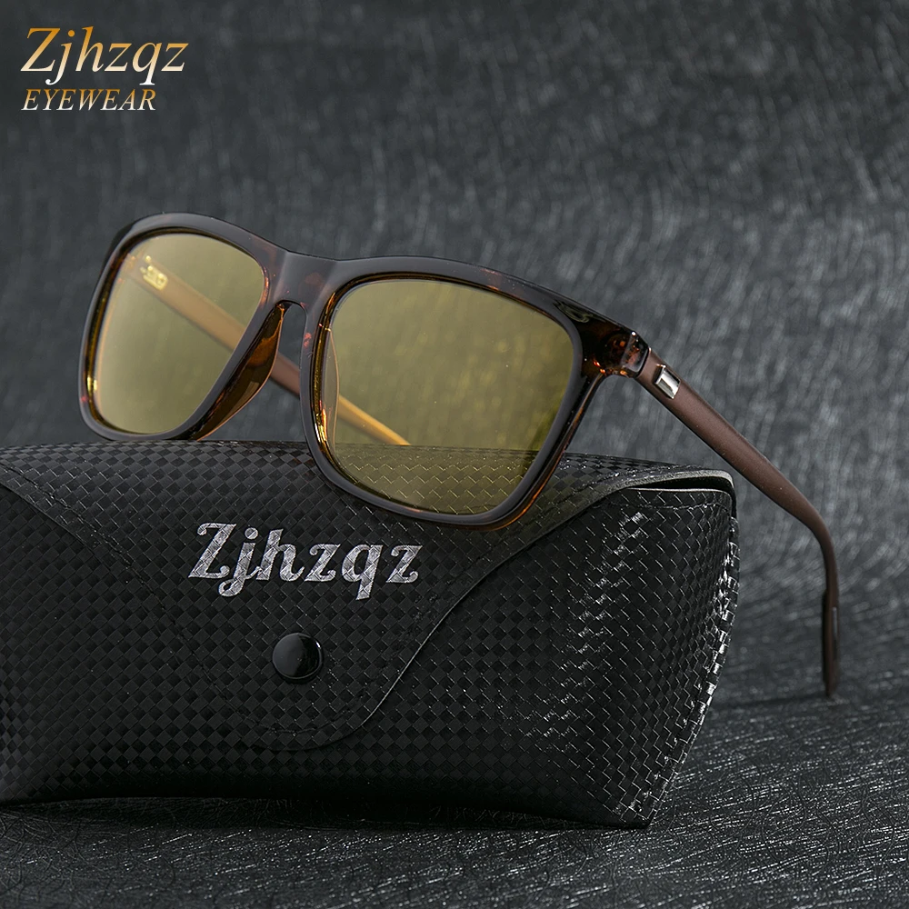 

ZJHZQZ Day Night Vision Goggles Driving Polarized Sunglasses For Men's Women's Car Driving Glasses Vintage Outdoors Eyeglasses
