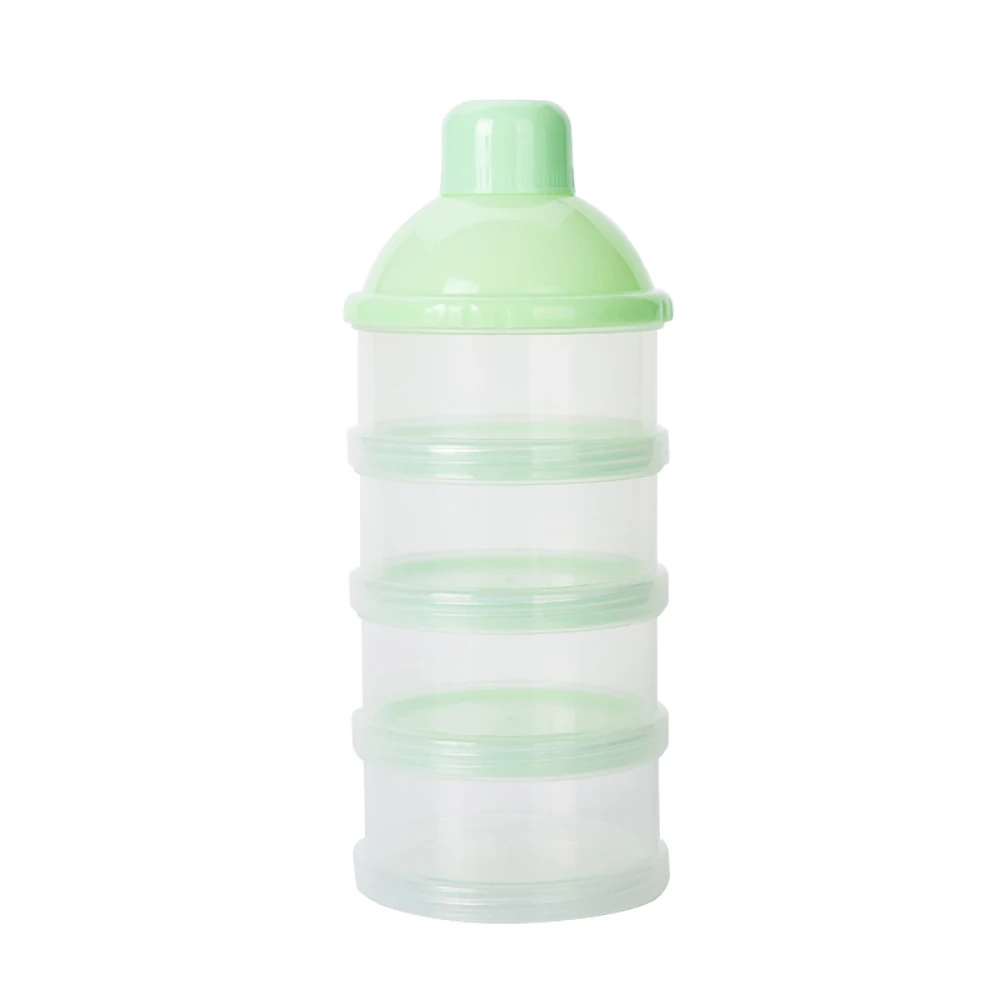 

Portable Baby Feeding Box Kids Toddler Food Storage Box Milk Powder Bottle 4 Grid Formula Dispenser Food Container Box