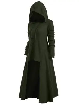

Wipalo Drawstring Plus Size Hooded Ribbed Sweater Female Casual Long Sleeve High Low Sweaters Women Pullover Jumpers Pull Femme