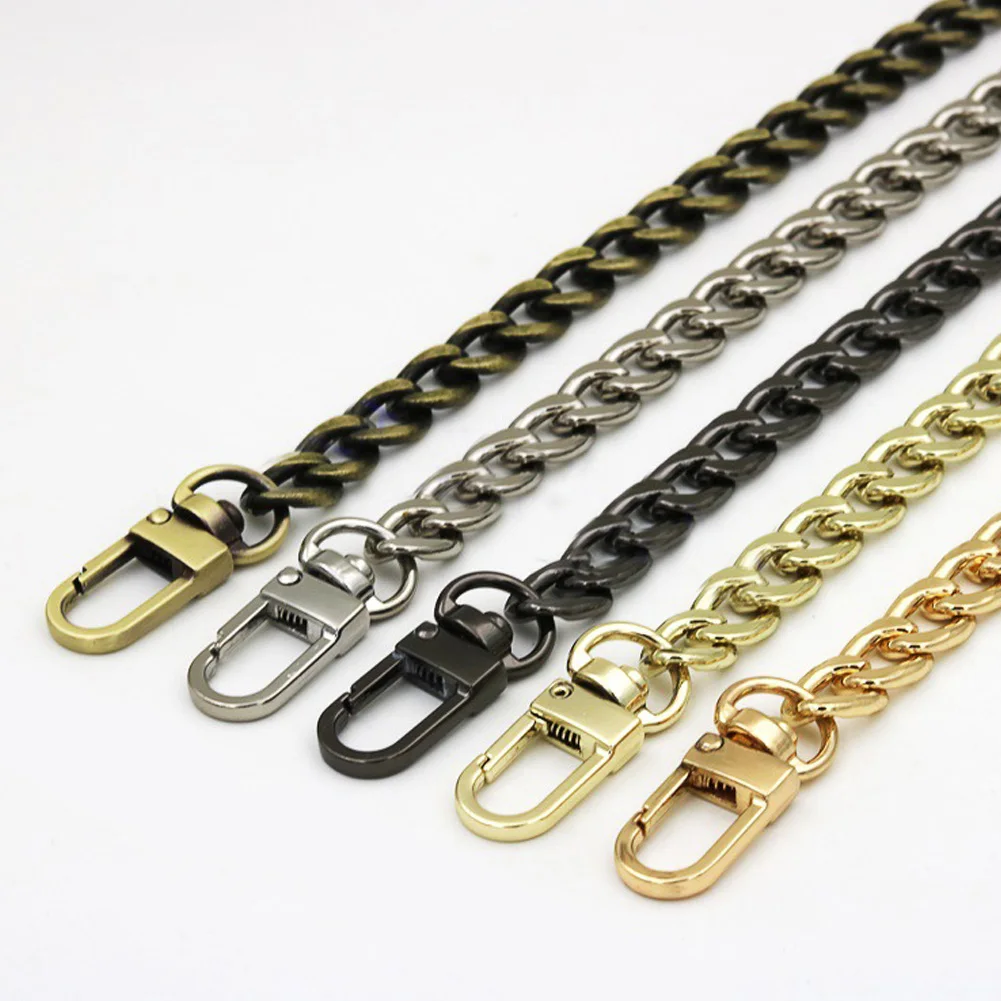 

100/110/120cm Ultralight Aluminum Metal Chain DIY Replacement Shoulder Bag Chain Strap