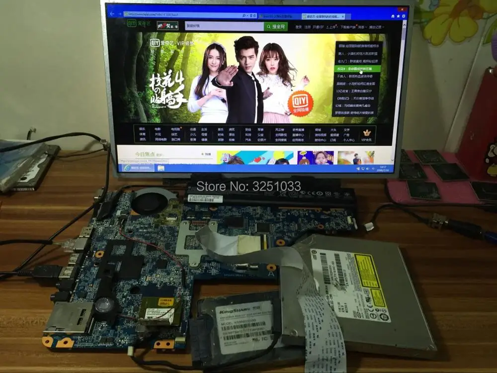 DA0AX2MB6E1 592808 001 623915 001 for HP CQ56 G56 CQ62 G62 laptop motherboard DA0AX2MB6E0 REV E