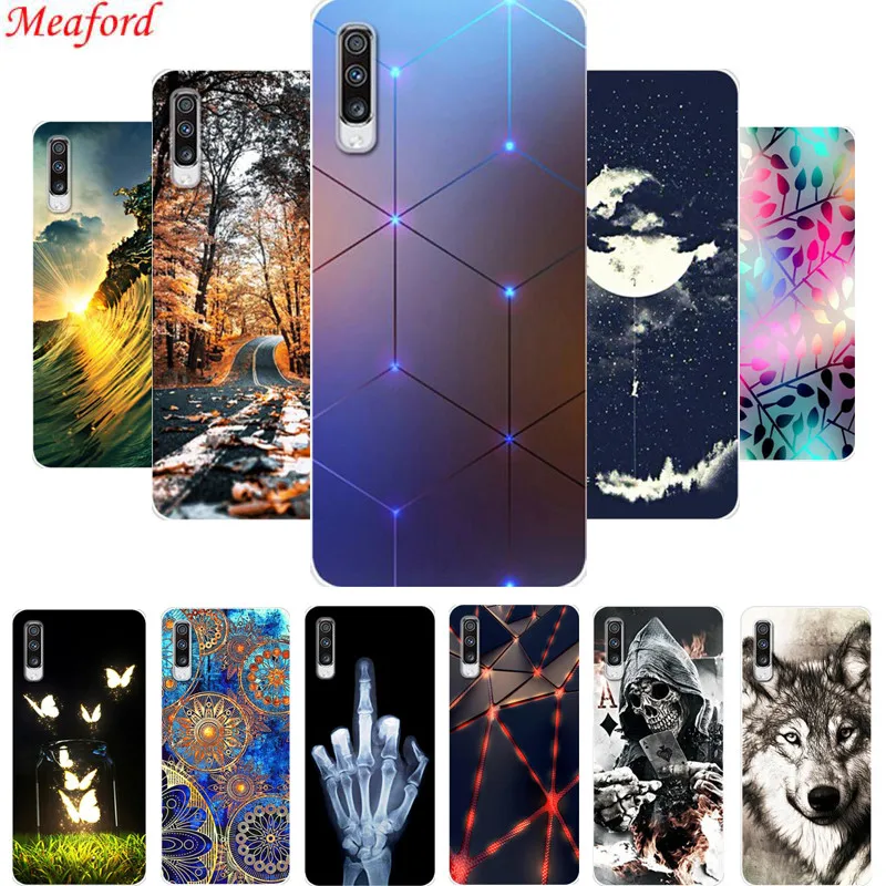 

6.7'' Cover For Samsung A70 Case A705 A 70 Silicone Cool Print Soft TPU Phone Case For Samsung Galaxy A70 Case A705F Coque Funda