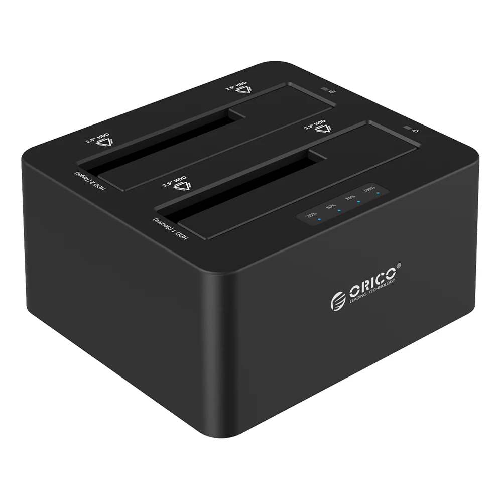 Док-станция ORICO 6629US3-C для жесткого диска, двойной отсек, USB SATA, внешний жесткий диск, док-станция для жесткого диска